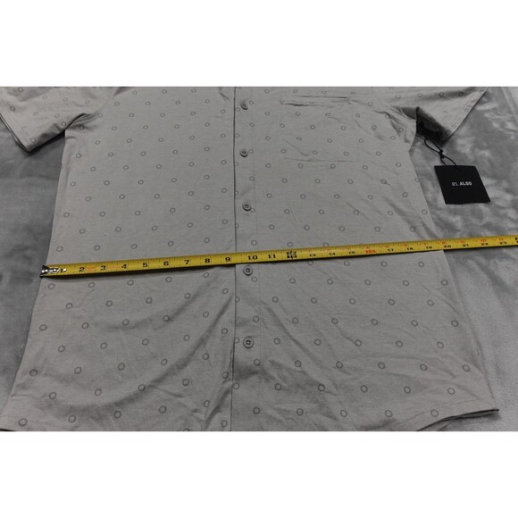 01. Algo Performance Men's Medium Gray SPF 40 Moisture Wicking Shirt NWT - Picture 4 of 5